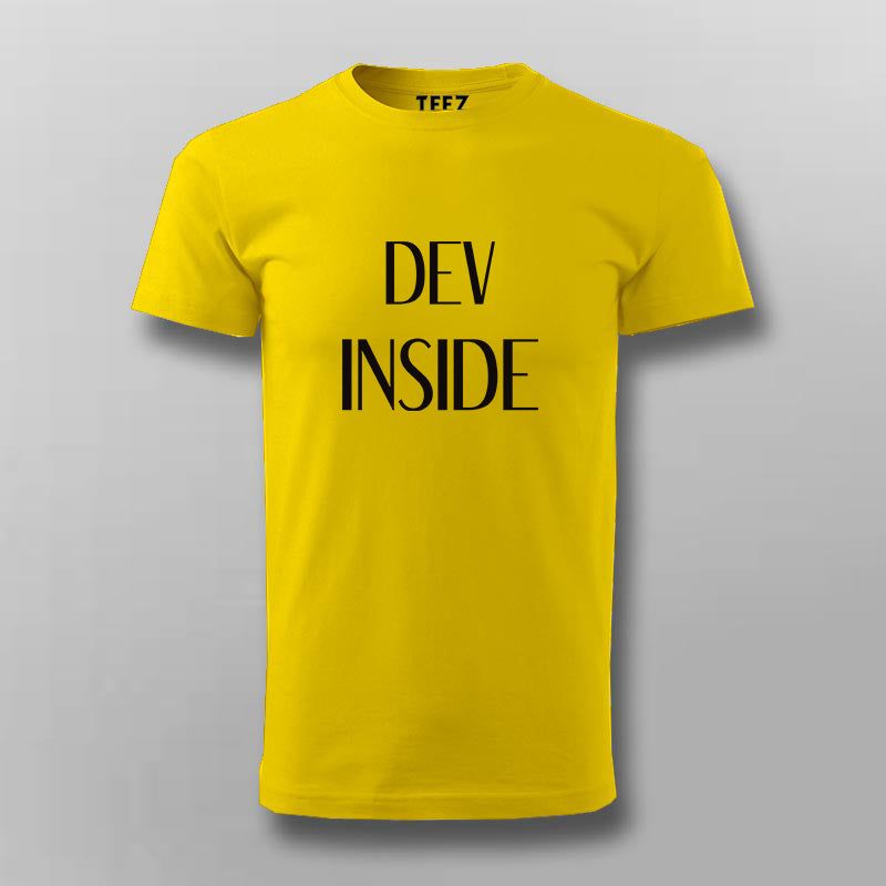 Dev Inside Cool Programming T-shirt For Men