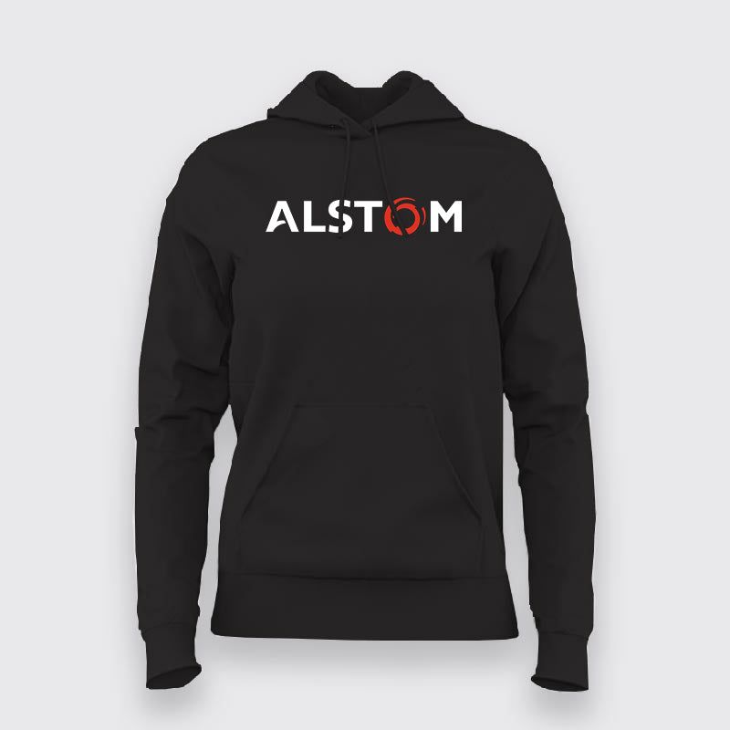 Alstom Women's Hoodie - Engineering Excellence Wear by Teez