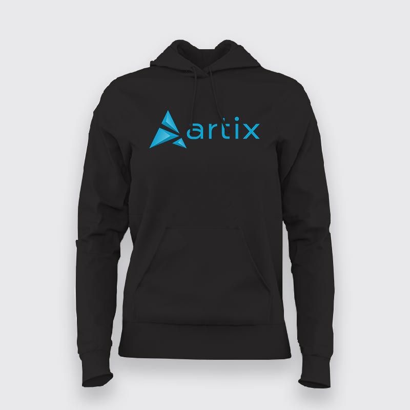 Artix Women's Hoodie - Sleek and Minimalist Wear by Teez