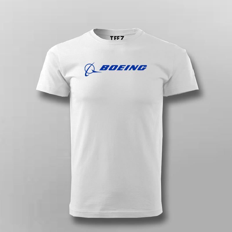 Boeing Men's Round Neck T-Shirt - Trendy and Comfortable