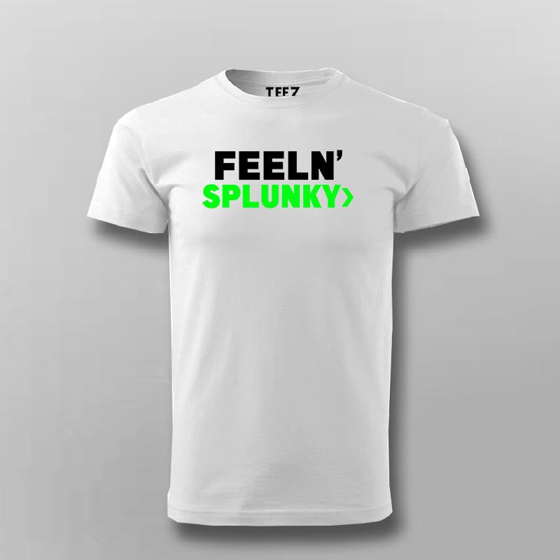 Feeln' Splunky Funny Programming T-shirt For Men