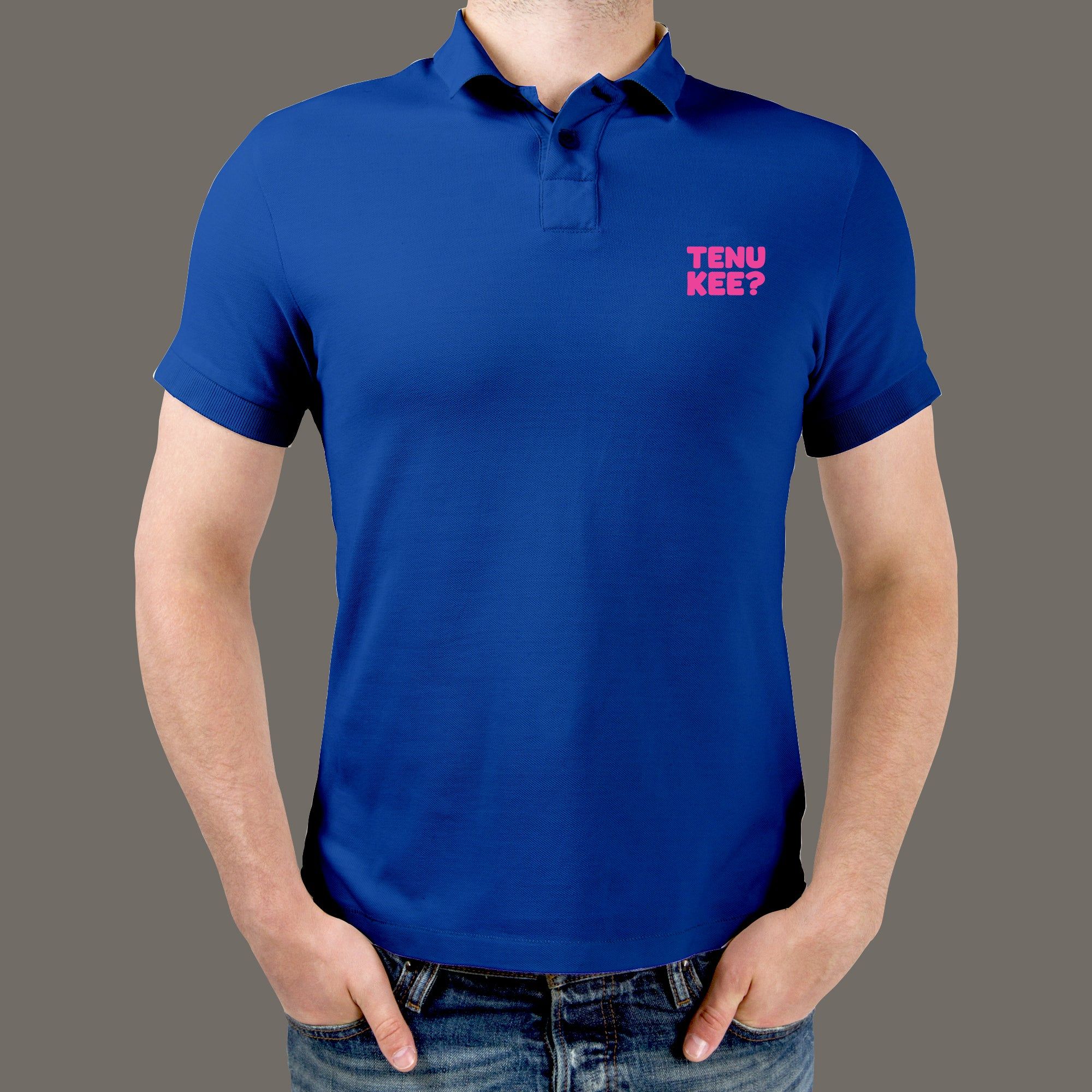 Funny Hindi Urdu Quote Desi Meme Polo T-Shirt For Men