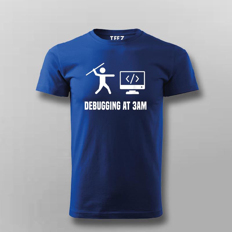 Funny Programming Coding Debugging T-shirt For Men