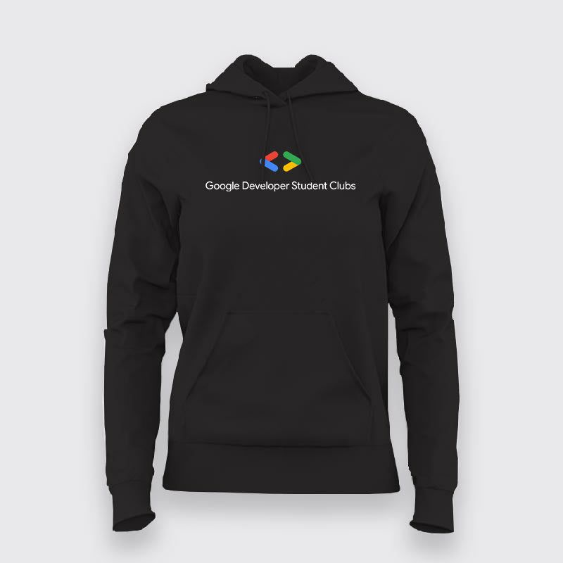 GDSC- Google developer student club Hoodies For Women