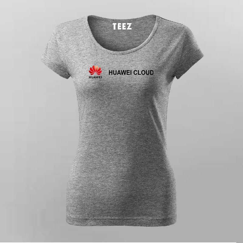 Huawei Cloud Women's Tee: Connect to Future Tech