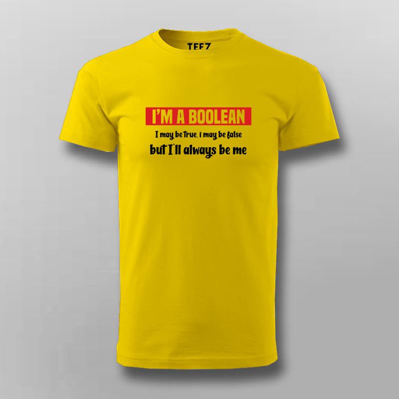 I'm A Boolean Tee - Clever Coder Wear by Teez