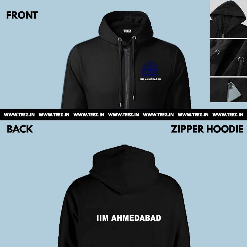 IIM Ahmedabad Iconic Men's Cotton Hoodie