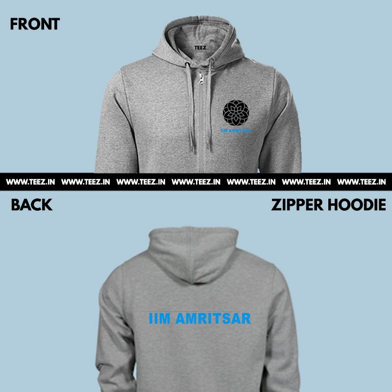 IIM Amritsar ESTD 2015 Proud Alumni Men's Cotton Hoodie