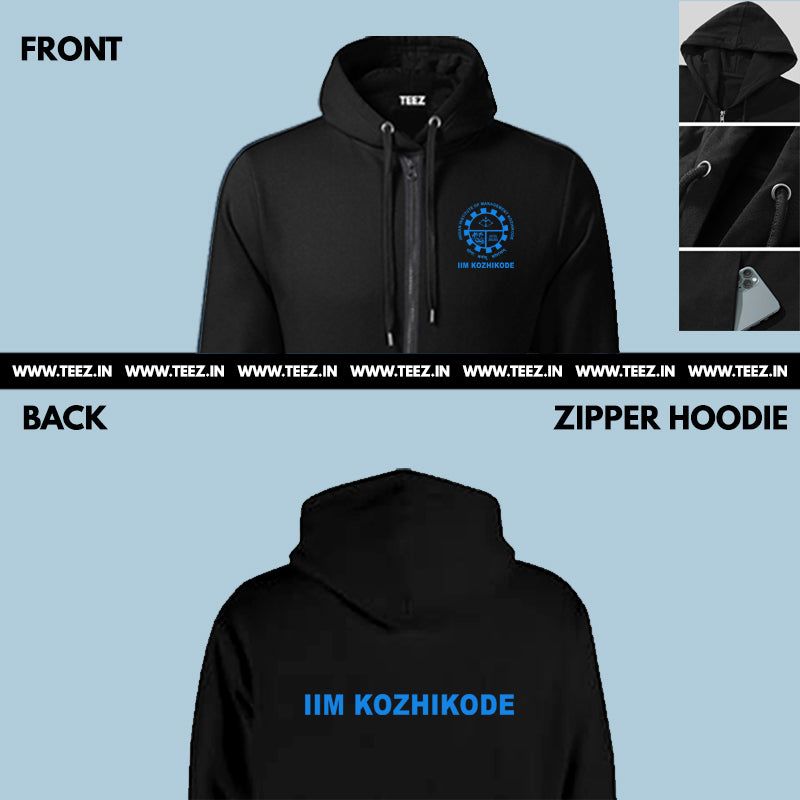 IIM Kozhikode ESTD 1996 Vintage Style Men's Hoodie
