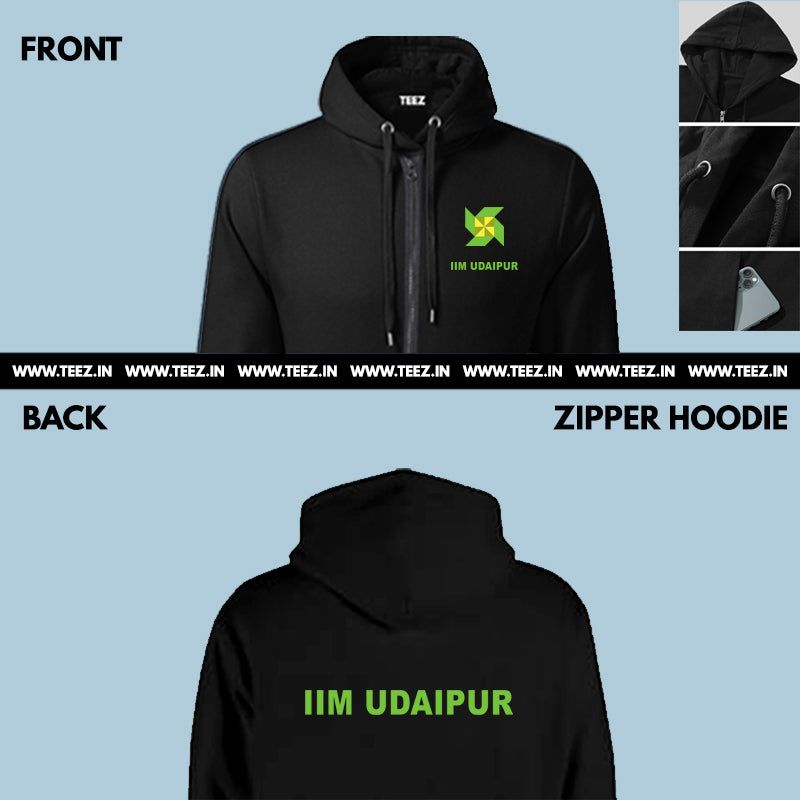 IIM Udaipur ESTD 2011 Signature Men's Hoodie