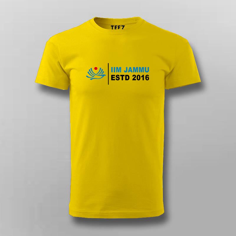 IIM Jammu ESTD 2016 Official Merch Men's T-Shirt