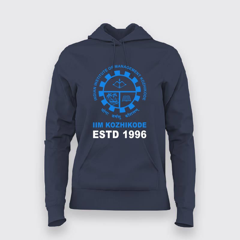 IIM Kozhikode ESTD 1996 - Women's Heritage Hoodie