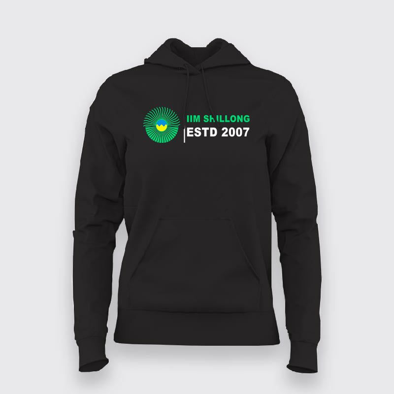 IIM Shillong ESTD 2007 Women's Edition Hoodie