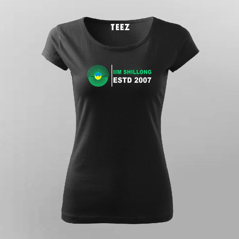IIM Shillong ESTD 2007 Women's Edition Tee