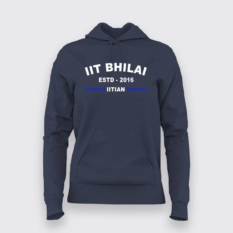 IIT Bhilai ESTD 2016 Women's Pride Hoodie