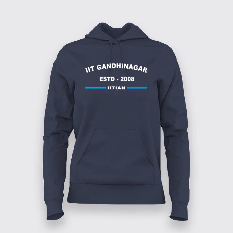 IIT Gandhinagar 2008 Women's Cotton Hoodie