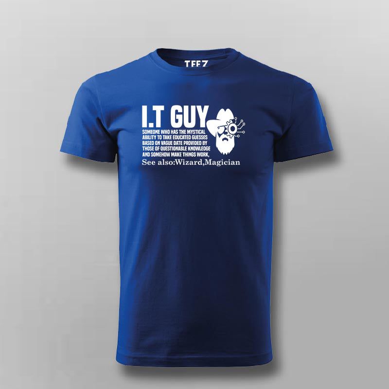 IT Guy Definition Tee - Funny Computer Nerd Wear by Teez