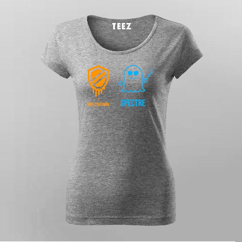Meltdown Specter Cpu Intel T-Shirt For Women