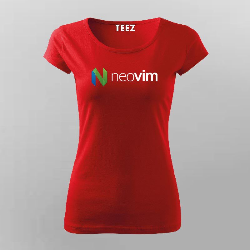 Neovim Coding Power - Women's Tech Tee