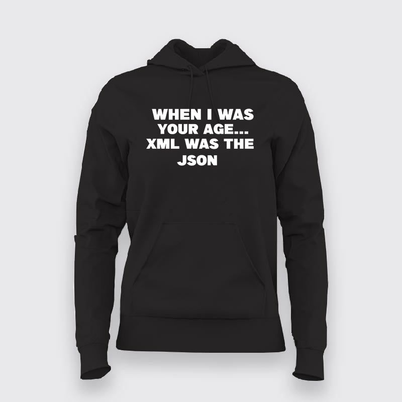 When I Was Your Age Women's Hoodie - Funny Coding Quote by Teez