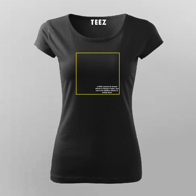 Bug-Free Zone - Tech Humor Programmer Shirt