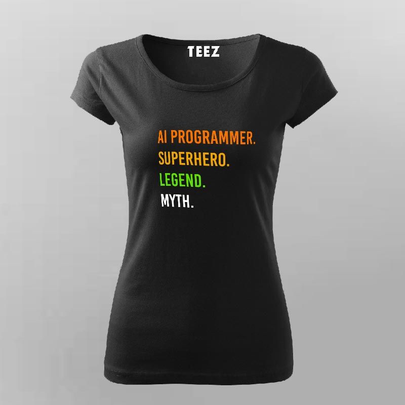 AI Programmer Tee: Superhero, Legend, Myth