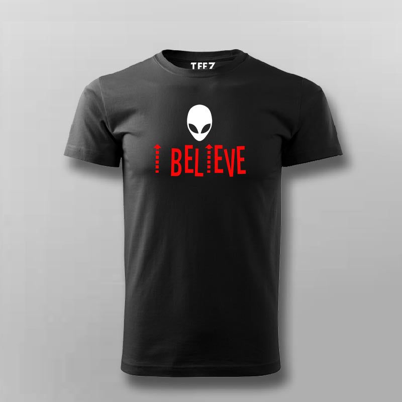 I Believe in Alien Funny T-shirt For Men Online India