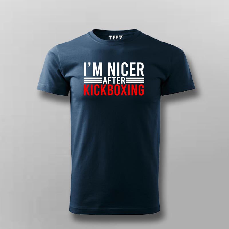 I'm Nicer After Kickboxing T-shirt For Men