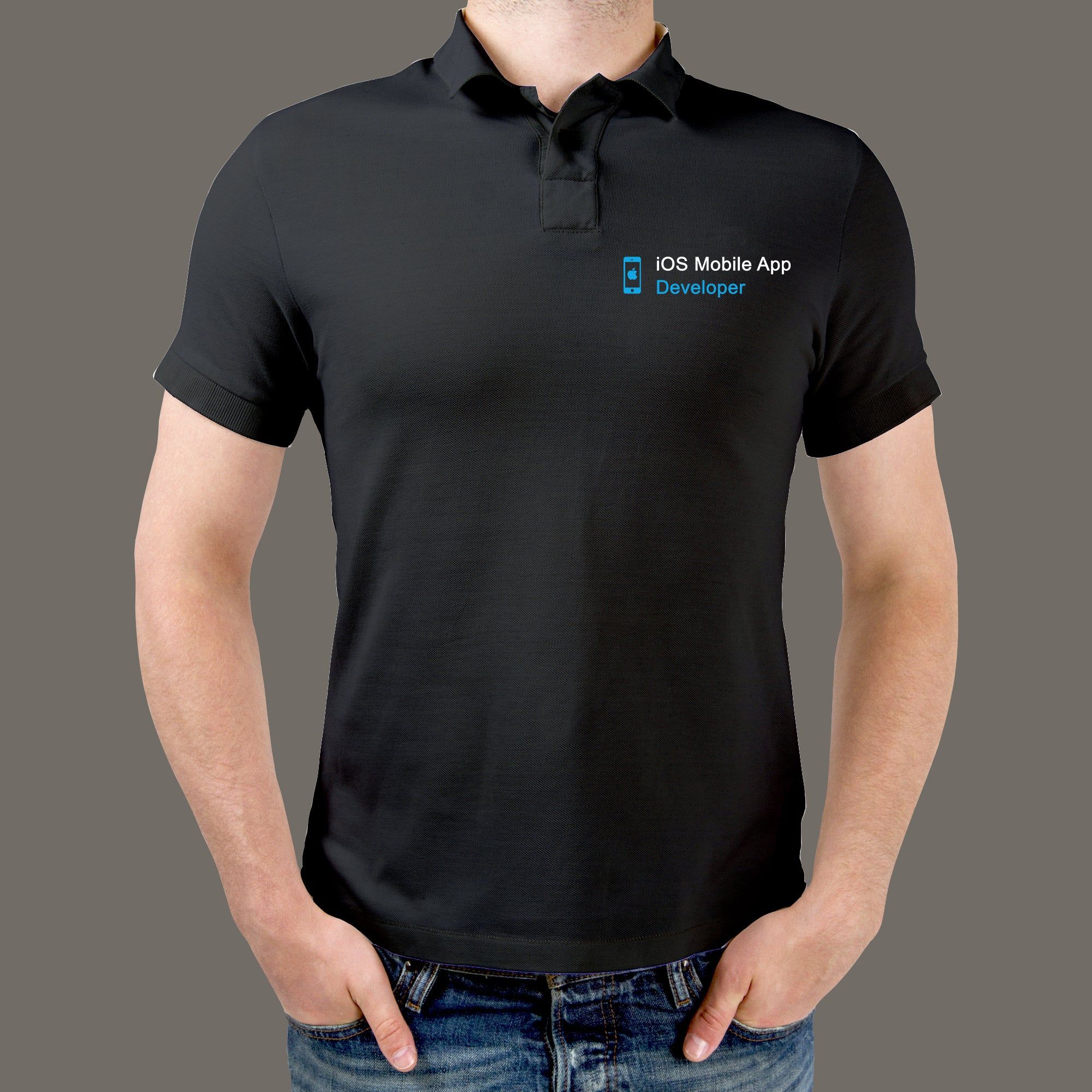 ios mobile app dev Men's Polo T-Shirt