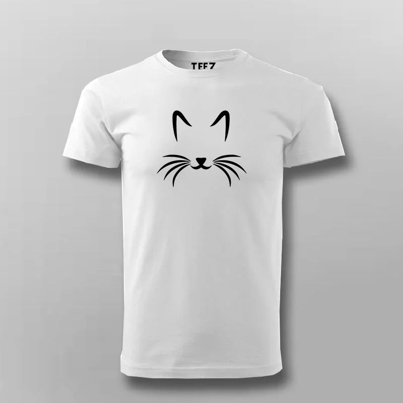 CAT FACE T-shirt For Men