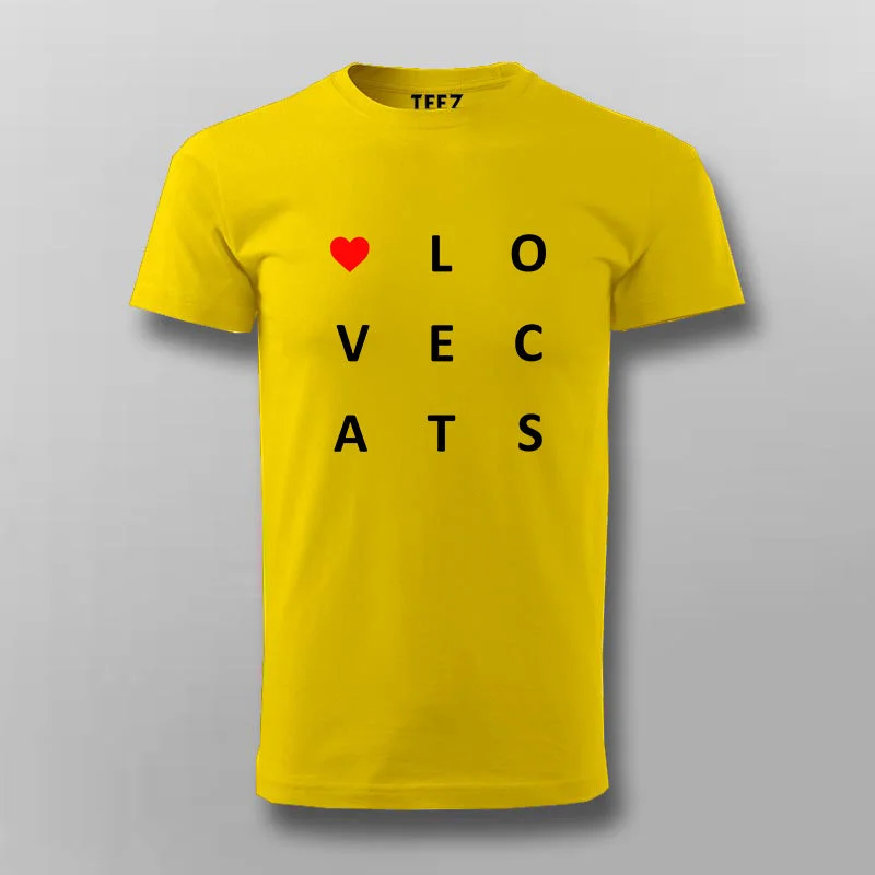 LOVE CATS T-shirt For Men