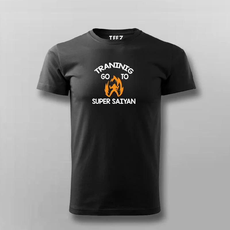 Training Go To Super Saiyan T-shirt For Men