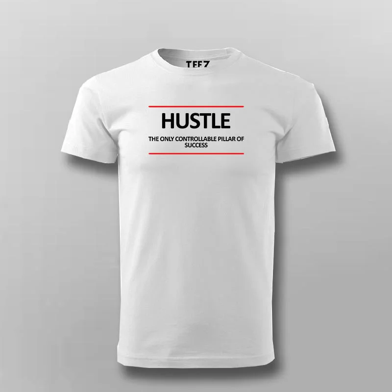HUSTLE SLOGAN T-shirt For Men