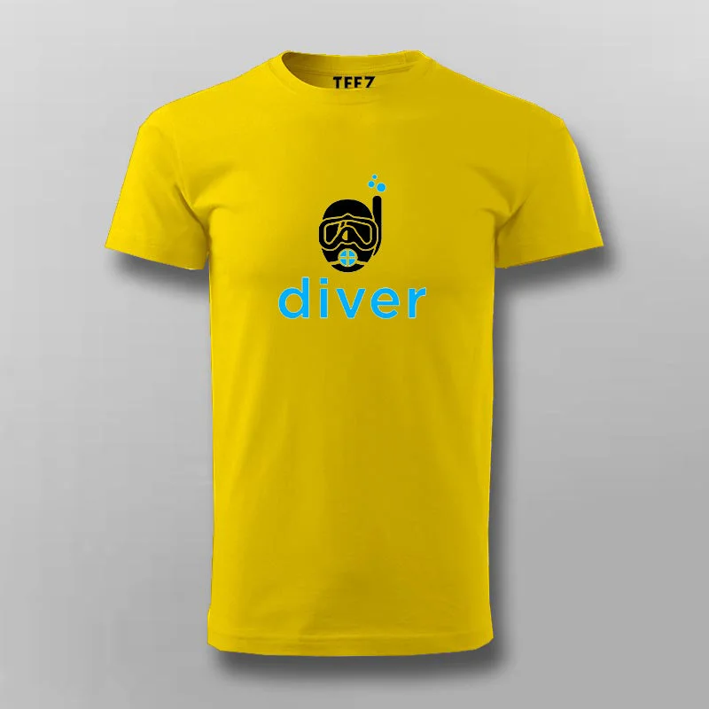 Scuba Diver T-shirt For Men
