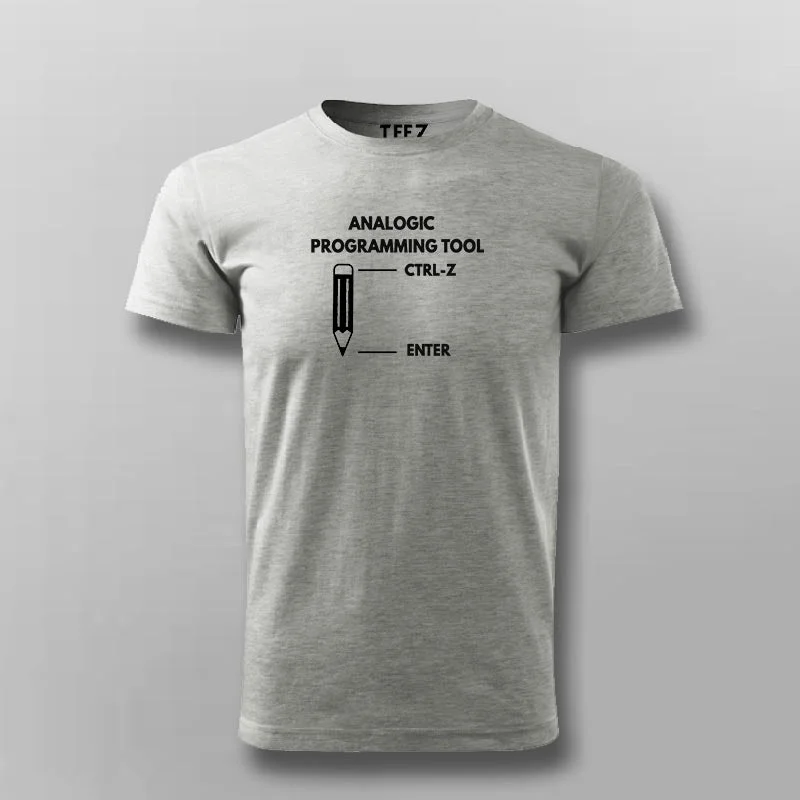 Analogic Programming Tool Funny Programming T-shirt For Men