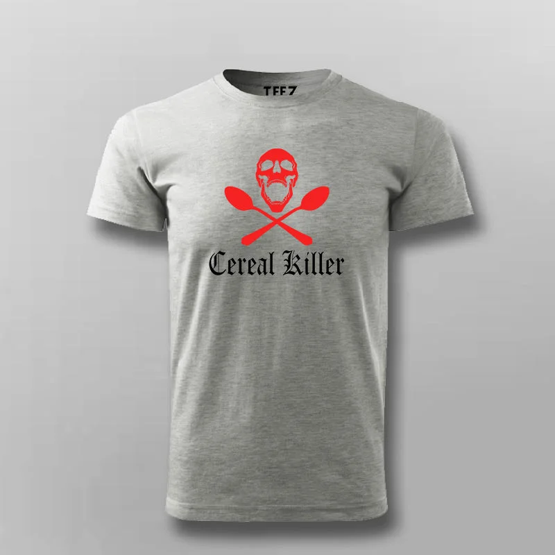 Cereal Killer Funny Men's Breakfast Tee