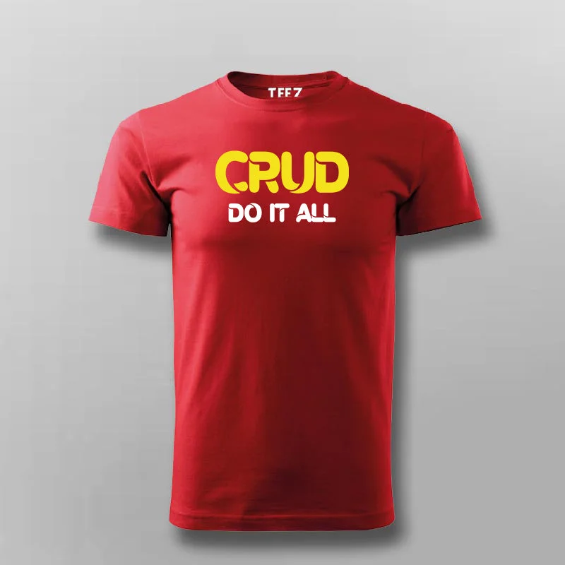 CRUD Create, read, update and delete Programmers T-shirt For Men