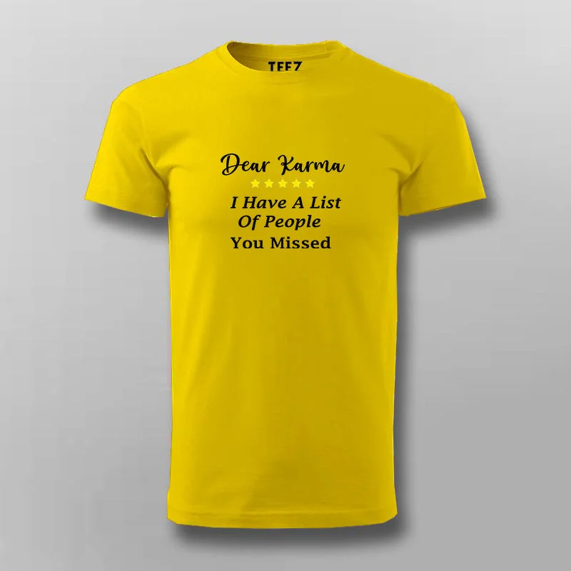 Dear Karma T-shirt For Men
