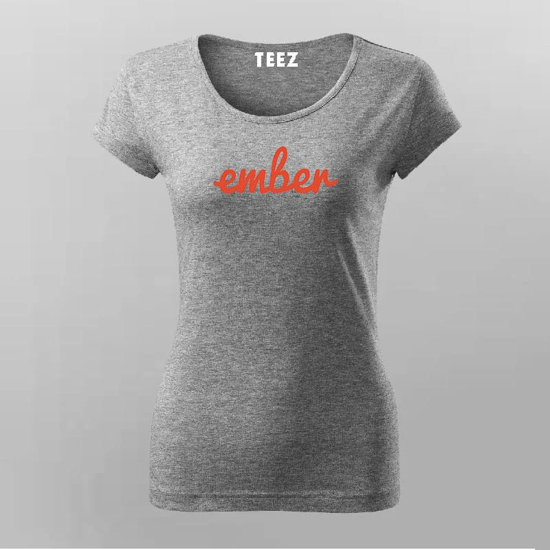 Ember Js  T-Shirt For Women