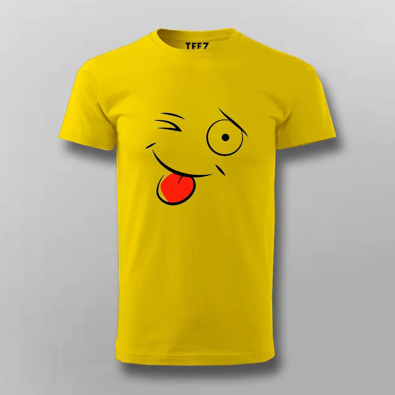 Funny smiley T-shirt For Men