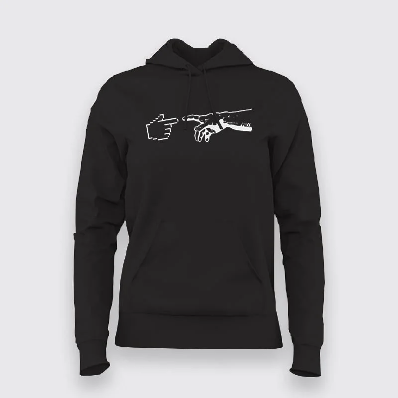 God And The Machine Hoodies For Women