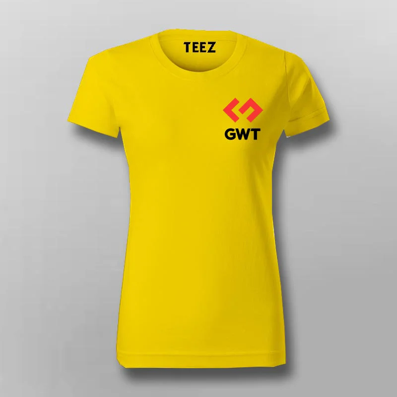 Google Web Toolkit (GWT) Chest Logo T-Shirt For Women