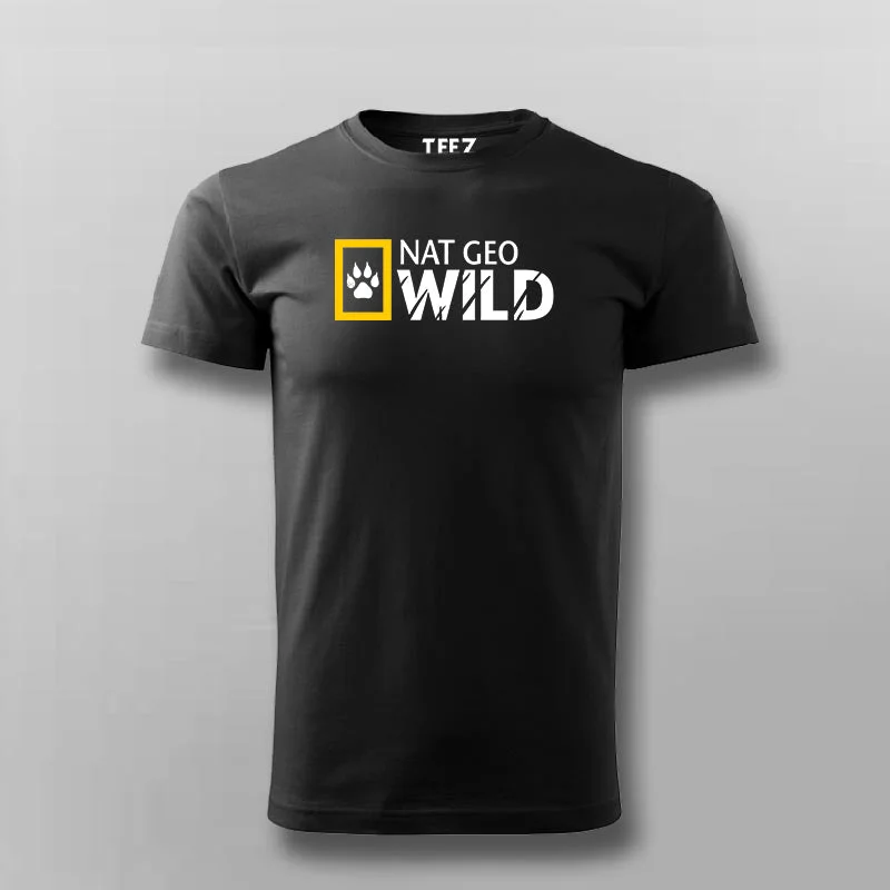NAT GEO WILD Funny T-shirt For Men