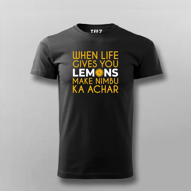 Nimbu Ka Achar Fanatic T-Shirt for Men