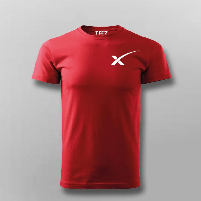 Spacex Chest Logo T-shirt For Men