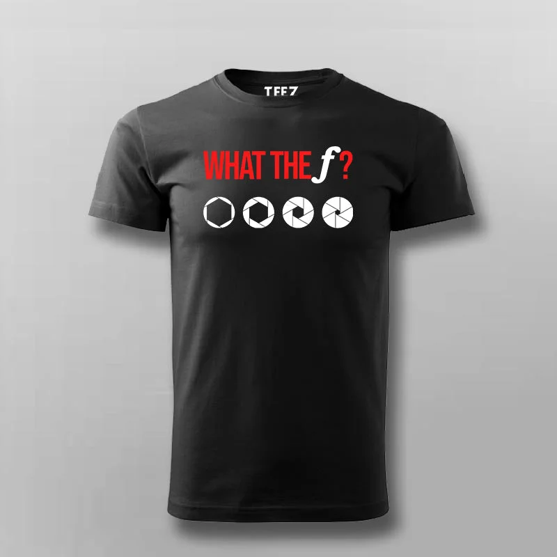 WHAT THE F? – Photographer’s Mystery Men's Tee