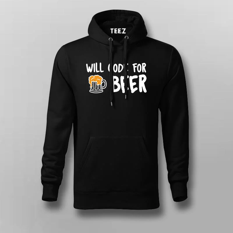 Will Code For Beer Funny Hoodies For Women