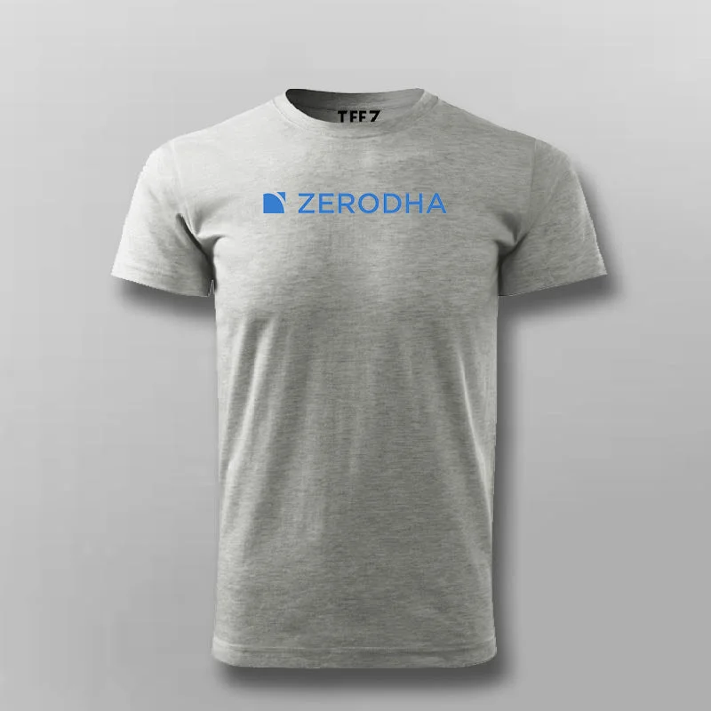 Zerodha Company Logo T-shirt For Men
