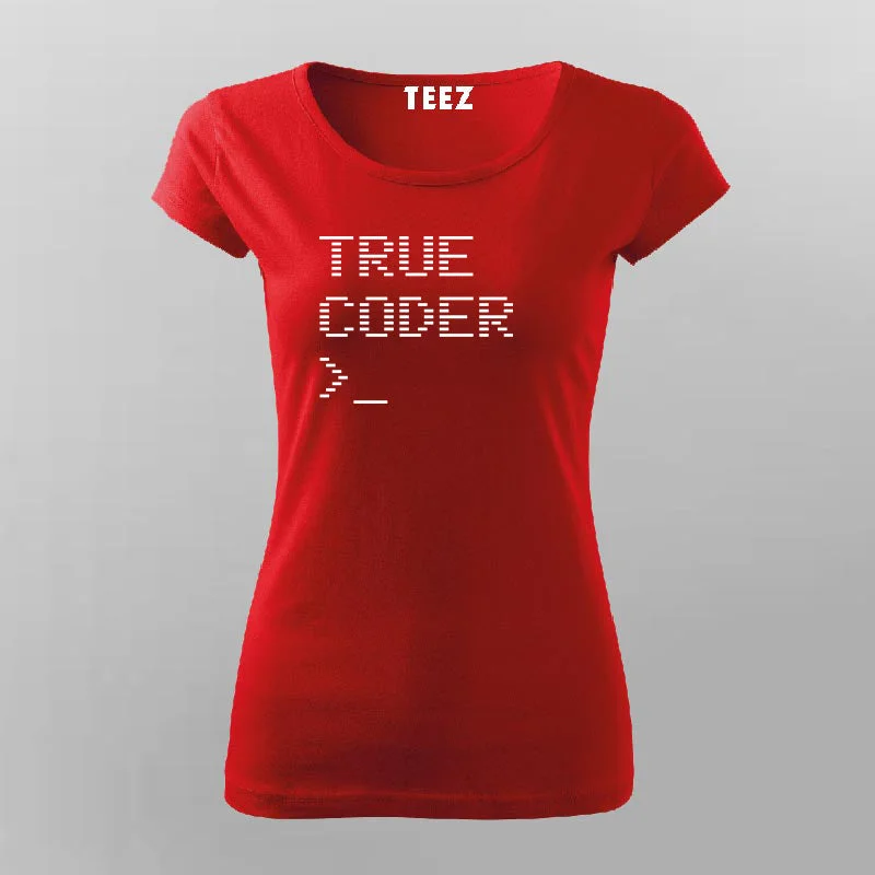 True Coder Programming T-Shirt For Women