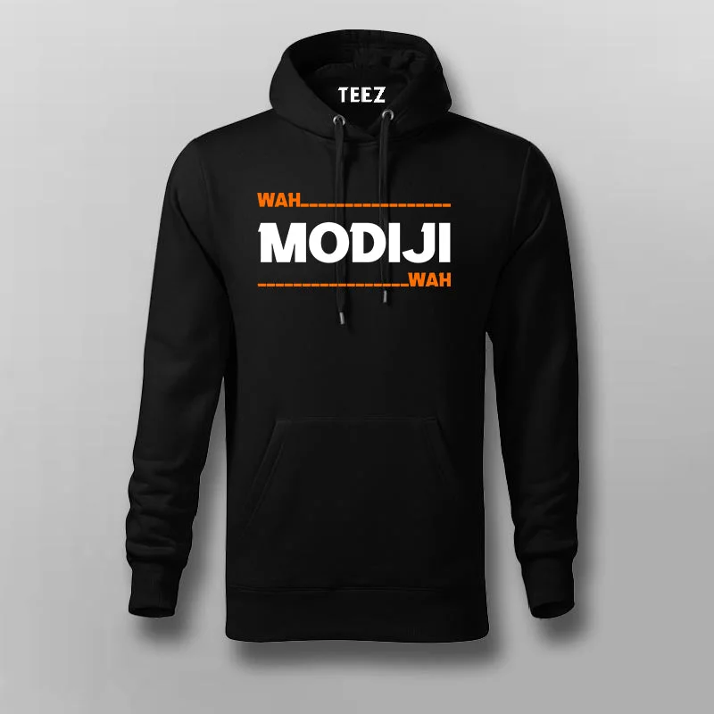 Wah Modiji Wah Hindi Meme Hoodies For Men